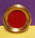 Frame gold round Ø 9