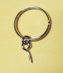 Gancino portachiavi filetto piccolo 50pz