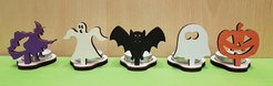 SUPPORT FOR CANDLE HALLOWEEN 5PC