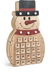 Snowman having calendar