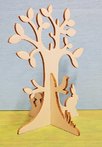 Albero porta gioielli grezzo
