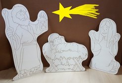 Presepe sacra famiglia