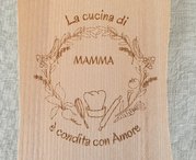 Tagliere cervo 'LA CUCINA DELLA MAMMA'