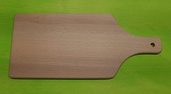 Pantographed straight beech cutting board