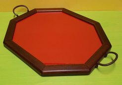 34x29 cm.  octagonal tray