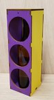 WINE BOX 1 PLACE 3 COLORED HOLES