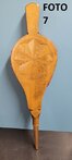 Carved Fireplace Bellows - Painted