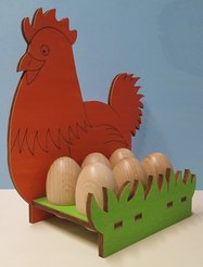 Pasqualina hen egg
