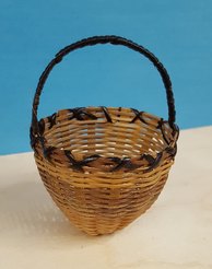 Mini basket with handle bomb.croco
