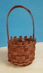 Mini basket with handle bomb.rattan