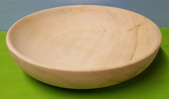 Raw poplar bowl cm.30