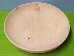 Raw poplar bowl cm.35