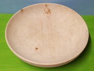 Raw poplar bowl cm.35