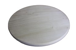 Piatto pezzo unico pioppo Ø35