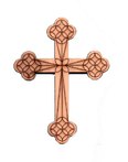 Cross for carving walnut small tond.