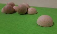 Semisfera faggio mm.30 ( SET DA 10 PZ )